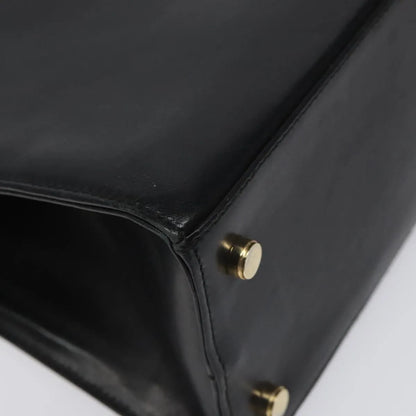 Salvatore Ferragamo Vala Leather, Black, Leather, Shoulder Bag