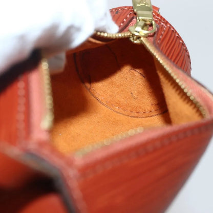 Louis Vuitton Soufflot Pochette Epi Leather, Brown, Leather, Clutch