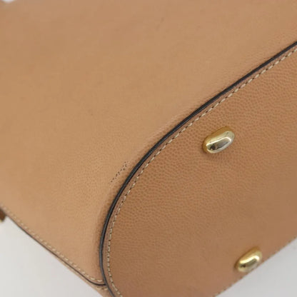 Celine Vintage Leather, Beige, Leather, Shoulder Bag