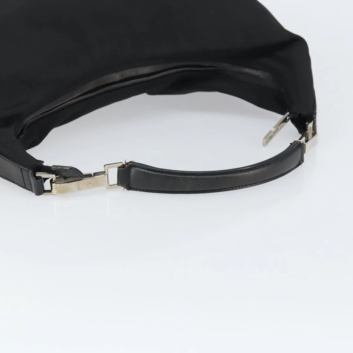 Gucci Vintage Nylon, Black, Nylon, Shoulder Bag