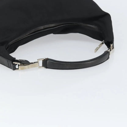 Gucci Vintage Nylon, Black, Nylon, Shoulder Bag