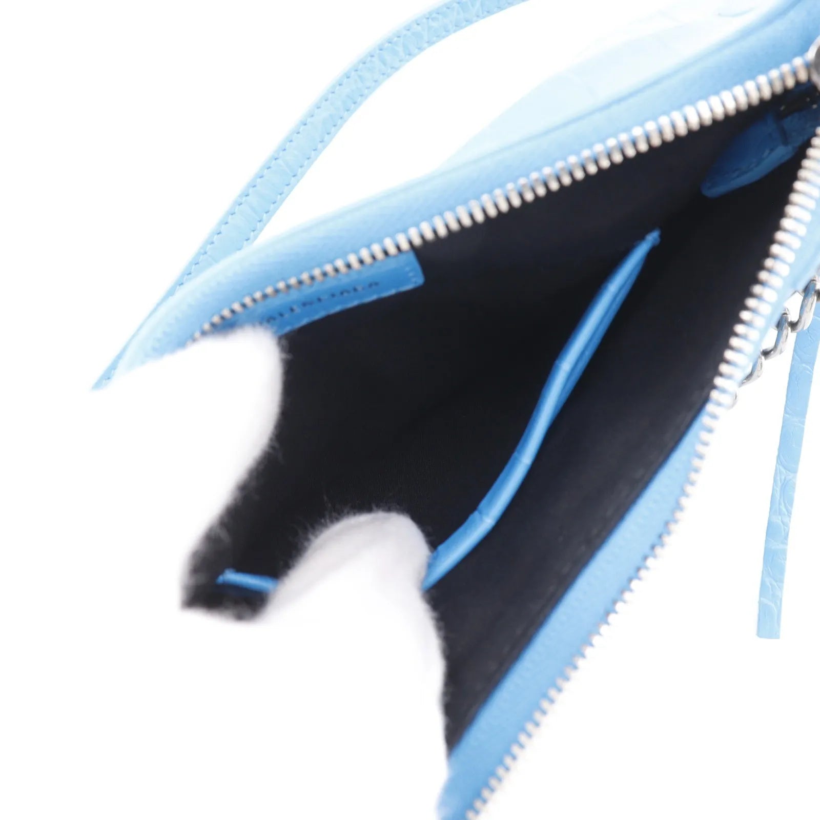 Balenciaga Shoulder PVC, Blue, Leather, Shoulder Bag
