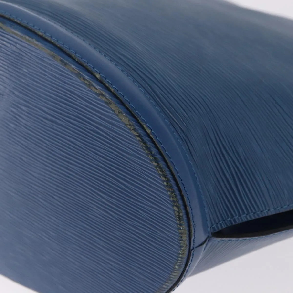 Louis Vuitton Saint Jacques Epi, Blue, Leather, Shoulder Bag