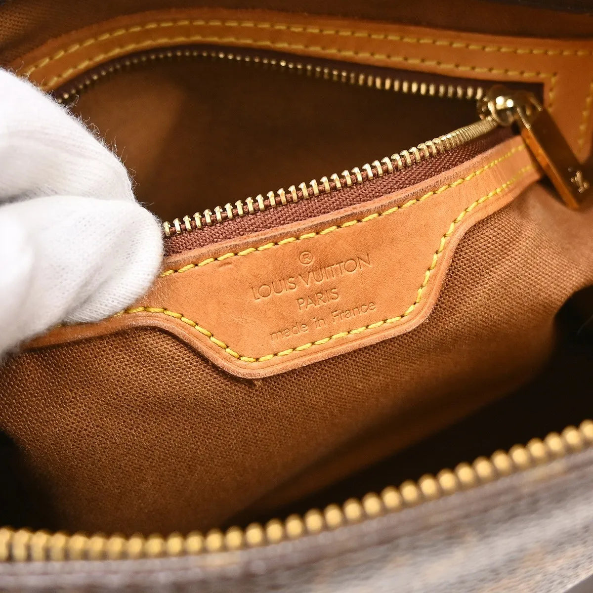 Louis Vuitton Cabas Piano Monogram Canvas, Brown, Canvas, Tote Bag