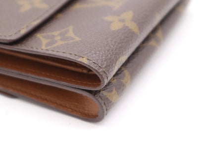 Louis Vuitton Porte Tresor Etui Papiers Monogram Canvas, Brown, Canvas, Wallet