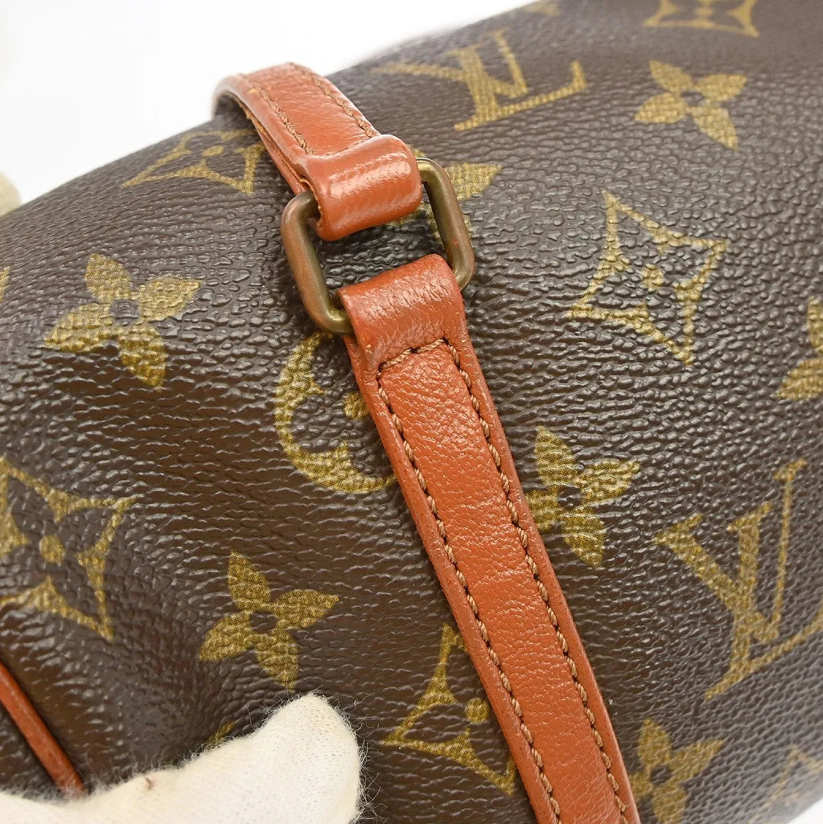 Louis Vuitton Papillon Monogram Canvas, Brown, Canvas, Handbag