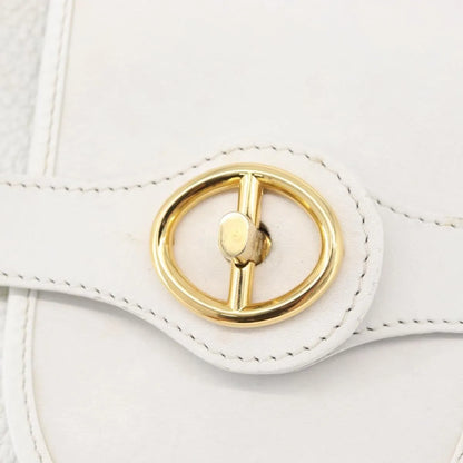 Christian Dior Vintage Leather, White_gold, Leather, Shoulder Bag
