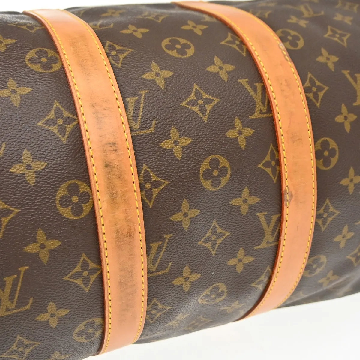 Louis Vuitton Keepall Bandouliere Monogram Canvas, Brown, Canvas, Travel Bag