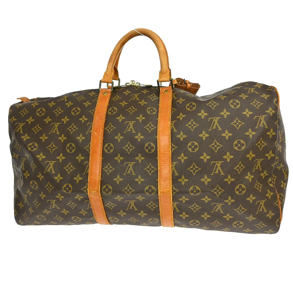 Louis Vuitton Keepall Monogram Canvas, Brown, Canvas, Travel Bag