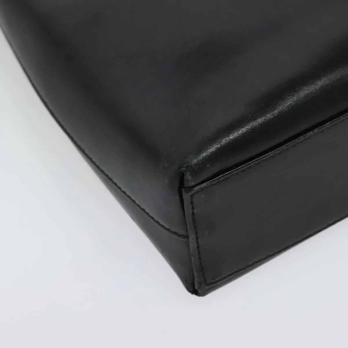 Salvatore Ferragamo Gancio Flap Hobo Leather, Black, Leather, Shoulder Bag