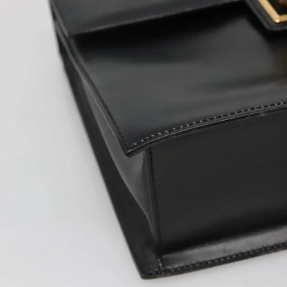 Gucci Vintage Leather, Black, Leather, Handbag