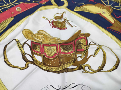 Hermes Carré 90 Silk multicolor, Multicolour, Silk, Scarf