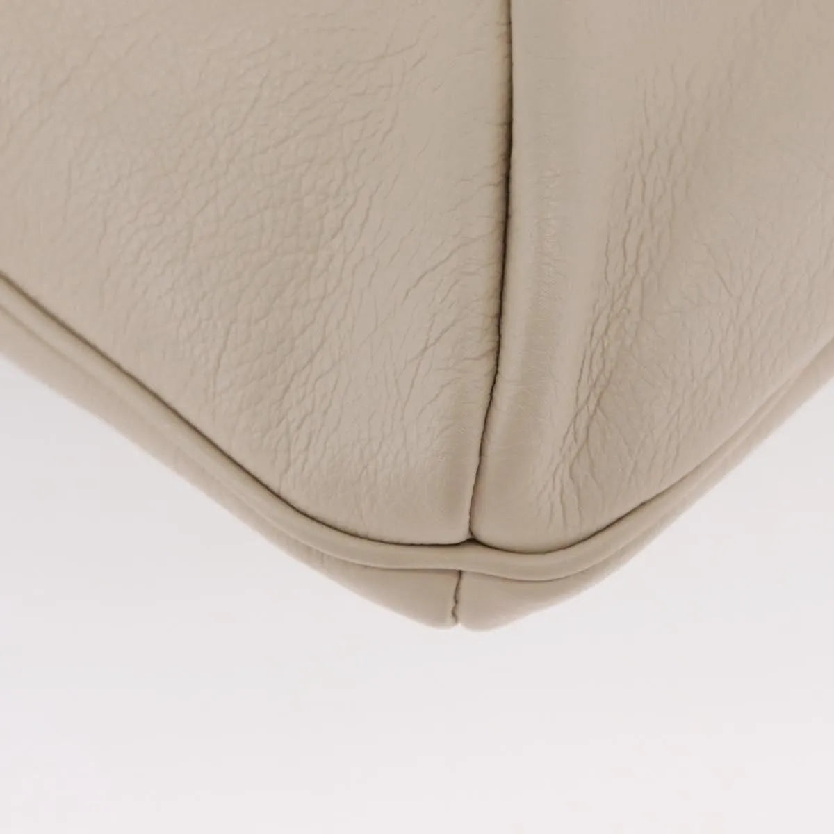 Saint Laurent Vintage handbag Leather, Beige, Leather, Handbag