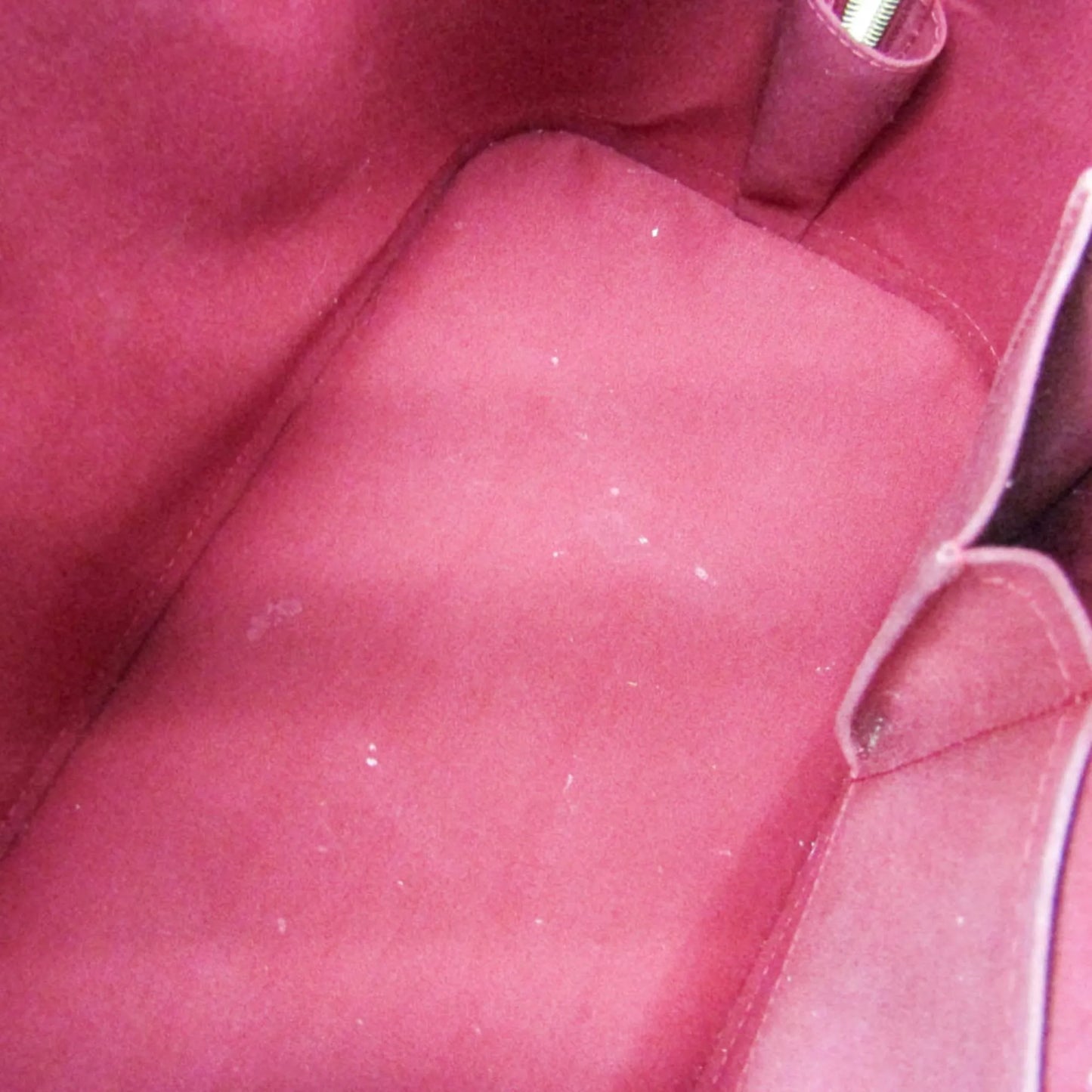 Louis Vuitton Alma Monogram Vernis, Red, Patent Leather, Handbag