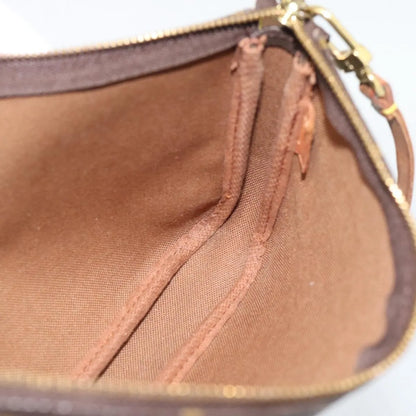 Louis Vuitton Pochette Accessoires Monogram, Brown, Canvas, Clutch