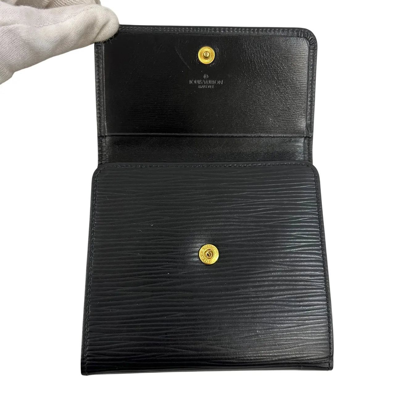 Louis Vuitton Pochette Accessoires Monogram Canvas, Black, Leather, Wallet