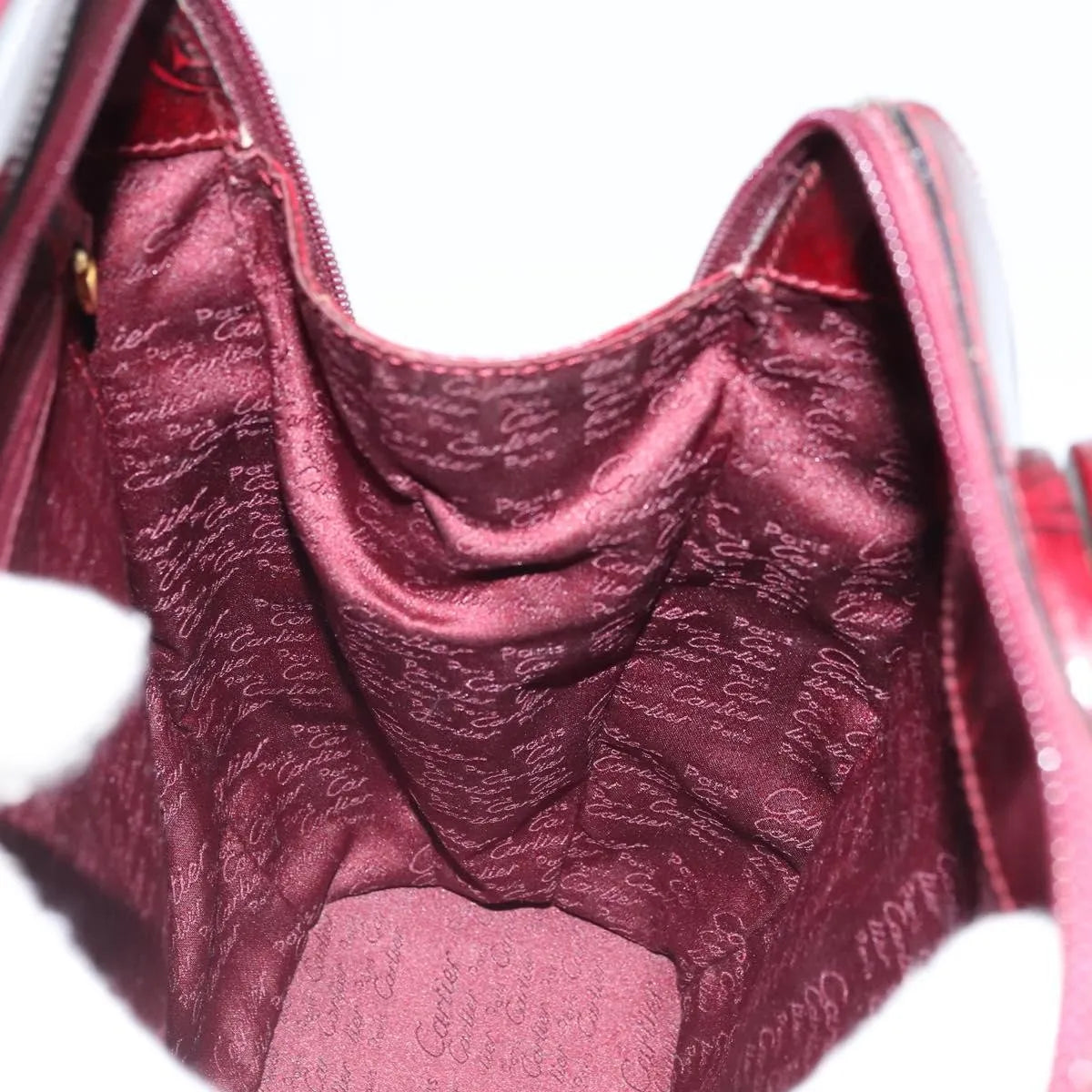 cartier Happy birthday Patent leather, Burgundy, Patent Leather, Backpack