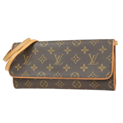 Louis Vuitton Twin Monogram Canvas, Brown, Canvas, Clutch