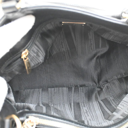 Salvatore Ferragamo Gancini Tote Leather, Black, Leather, Tote Bag