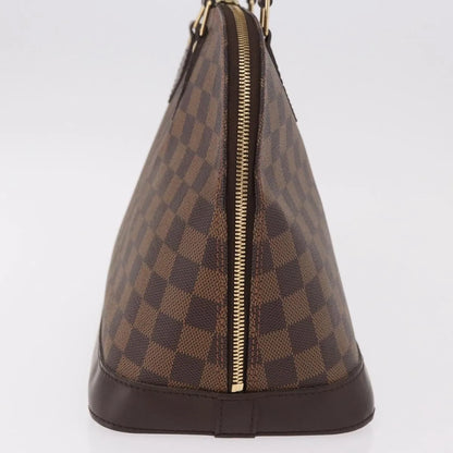 Louis Vuitton Alma Damier, Brown, Canvas, Handbag