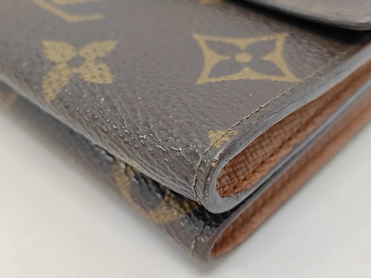 Louis Vuitton Porte Tresor Etui Papiers Monogram Canvas, Brown, Canvas, Wallet