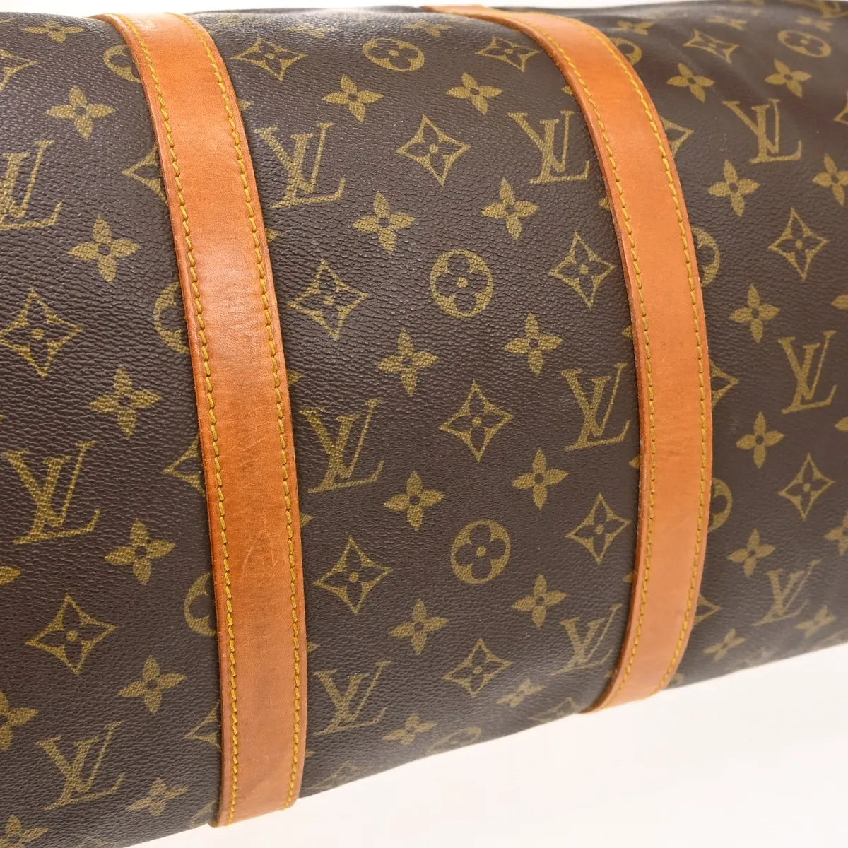 Louis Vuitton Keepall Monogram Canvas, Brown, Canvas, Travel Bag