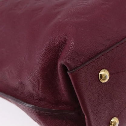 Louis Vuitton Metis Hobo Monogram Empreinte Leather, Burgundy, Leather, Handbag