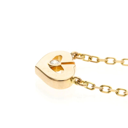 Cartier C Heart de Cartier Pendant 18K Rose Gold with Diamond, Gold, Pink Gold, Necklace