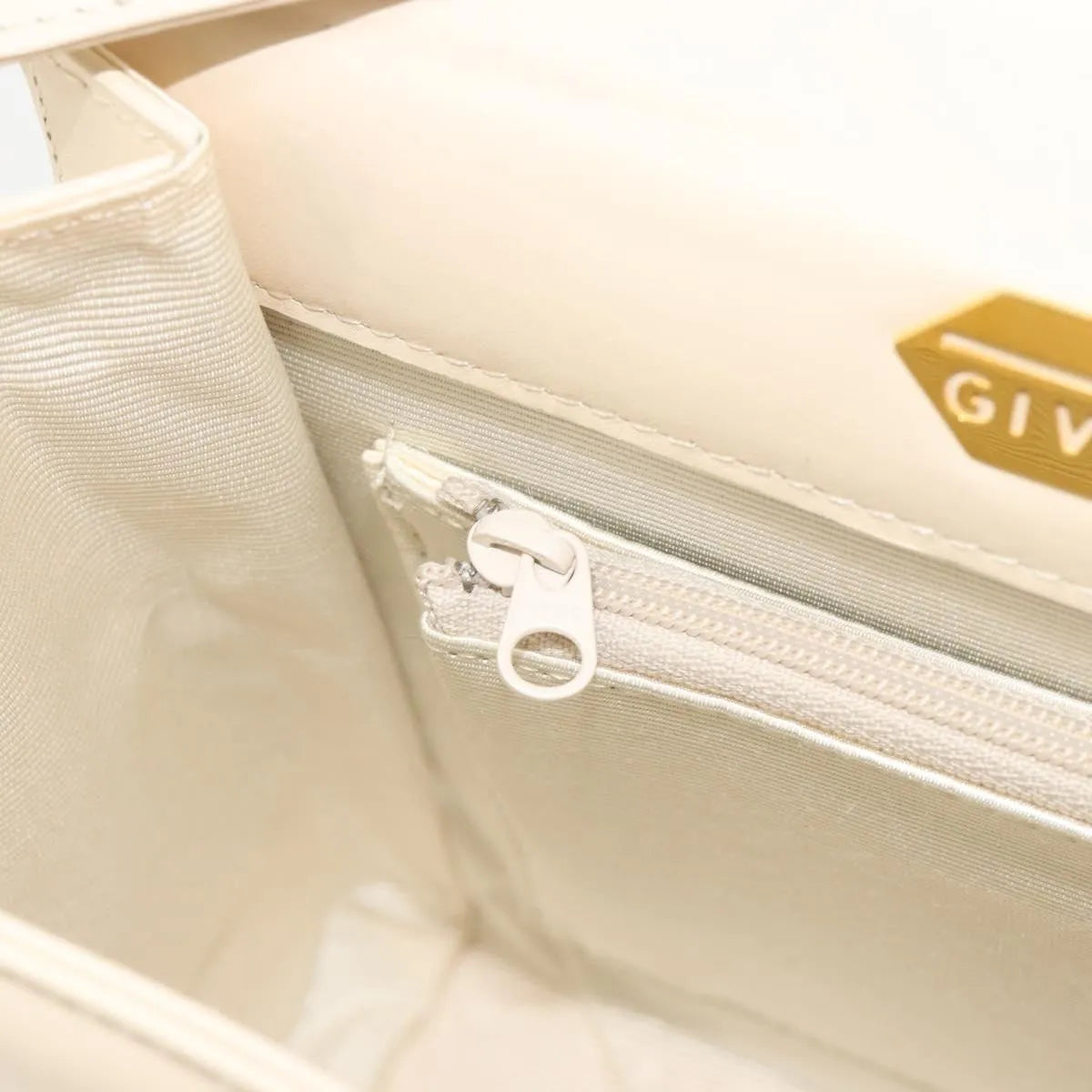 Givenchy Vintage Leather, Beige, Leather, Handbag