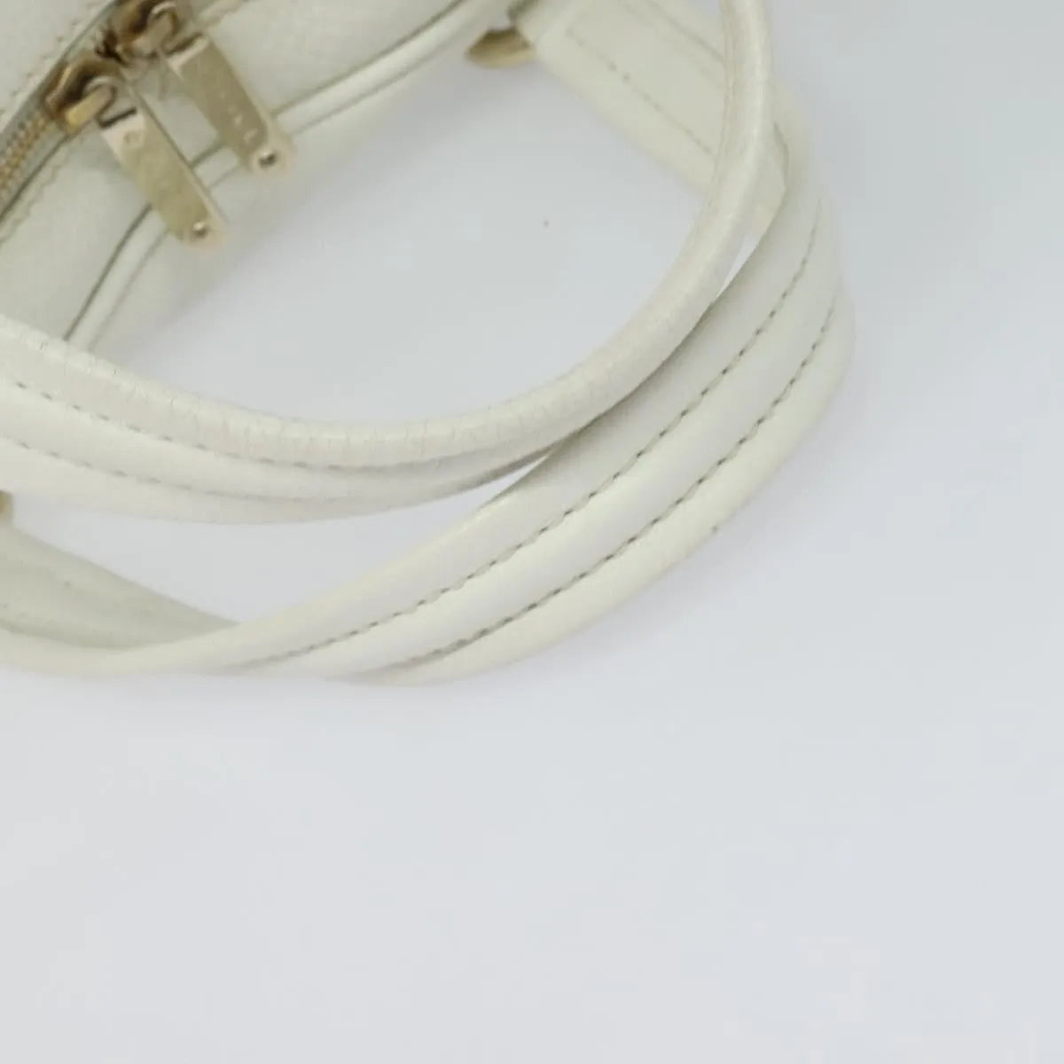 Celine vintage Leather, White, Leather, Handbag