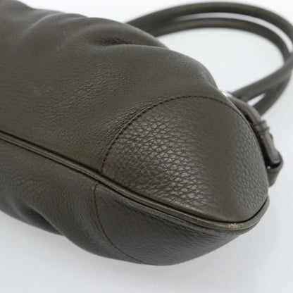 Salvatore Ferragamo Marisa Leather, Khaki, Leather, Handbag