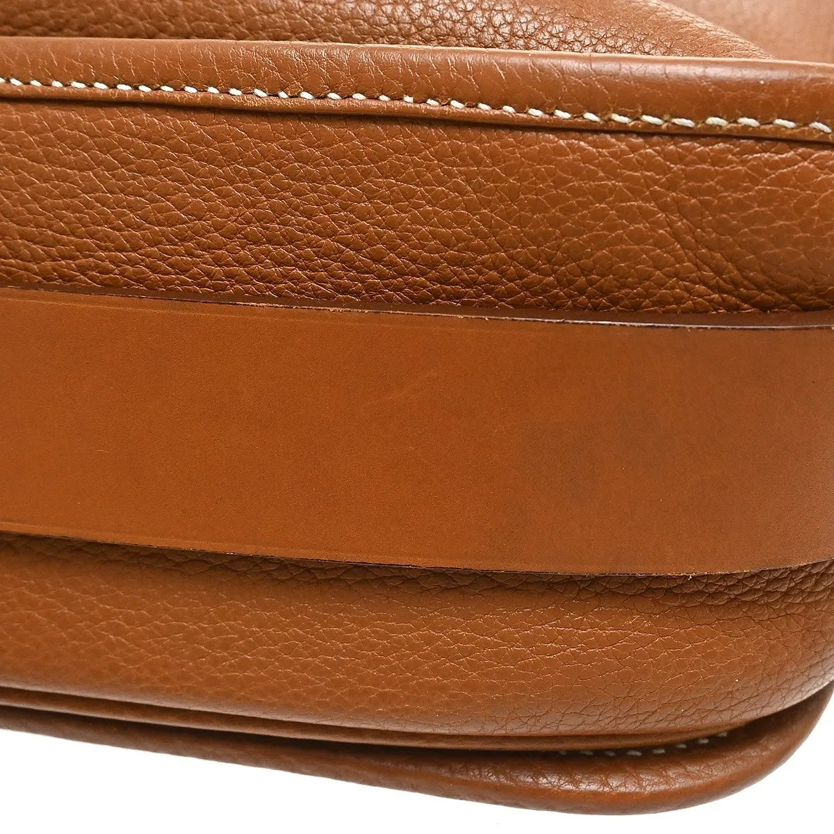 Hermes Barda Messenger Clemence, Brown, Leather, Shoulder Bag