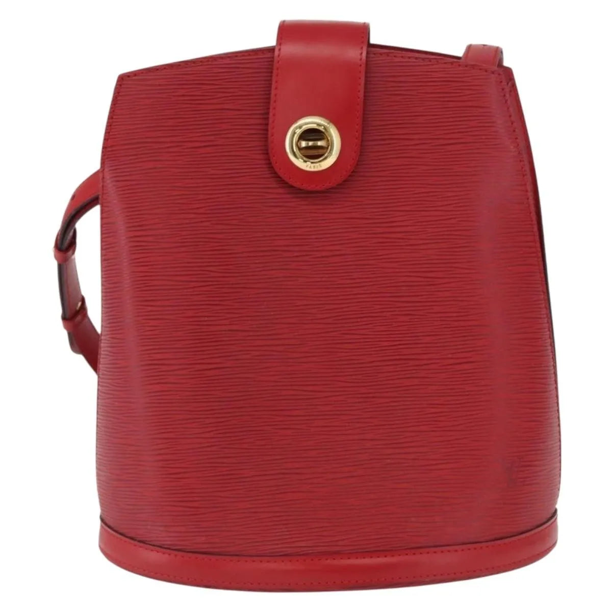 Louis Vuitton Cluny Epi Leather, Red, Leather, Shoulder Bag