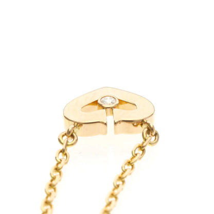 Cartier C Heart de Cartier Pendant 18K Rose Gold with Diamond, Gold, Pink Gold, Necklace