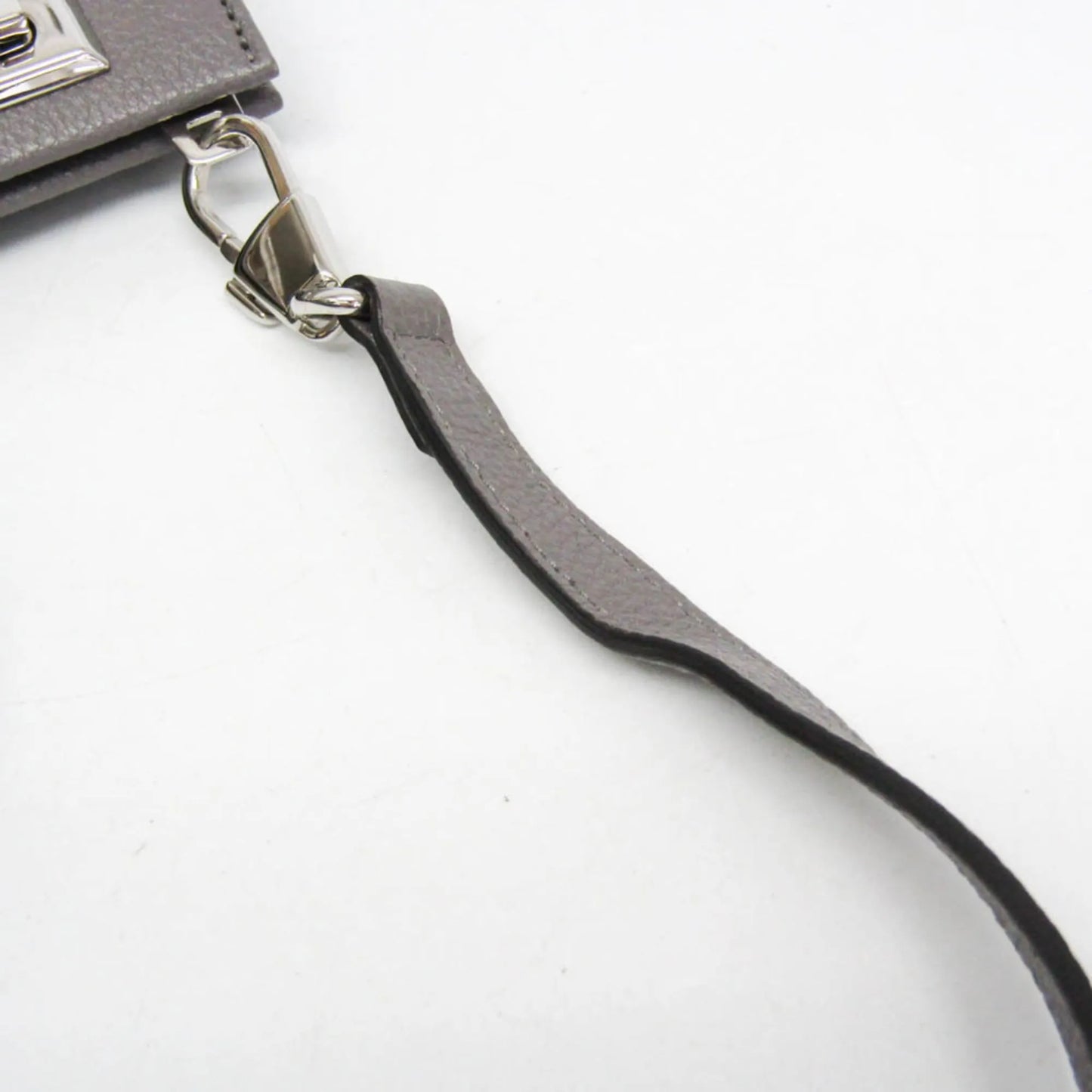 Gucci Zumi Top Handle Leather, Gray, Leather, Handbag
