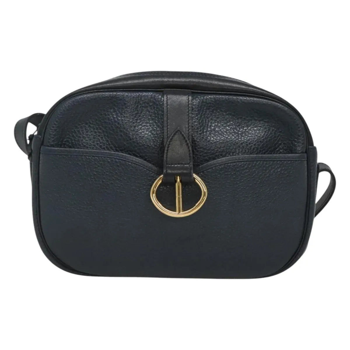 Christian Dior Vintage Leather, Navy, Leather, Shoulder Bag