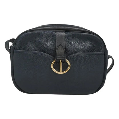 Christian Dior Vintage Leather, Navy, Leather, Shoulder Bag