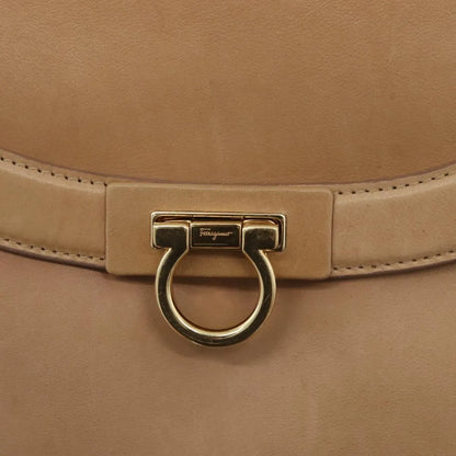 Salvatore Ferragamo Suzanna Satchel Smooth Leather, Beige, Leather, Handbag
