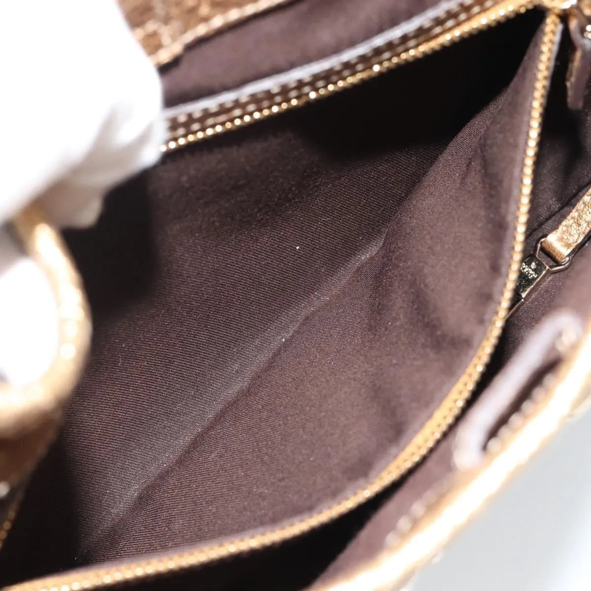 Gucci Vintage Jackie O Chain Hobo GG Canvas, Beige, Canvas, Handbag