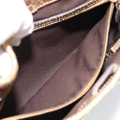 Gucci Vintage Jackie O Chain Hobo GG Canvas, Beige, Canvas, Handbag