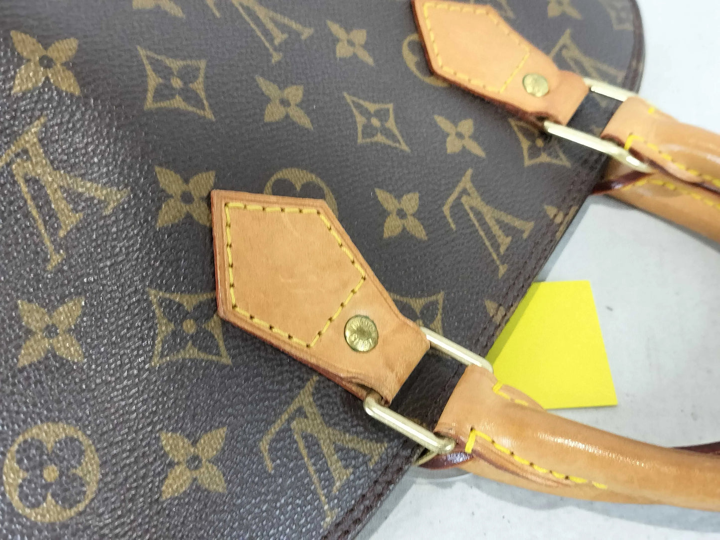 Louis Vuitton Alma Monogram Canvas, Brown, Canvas, Handbag