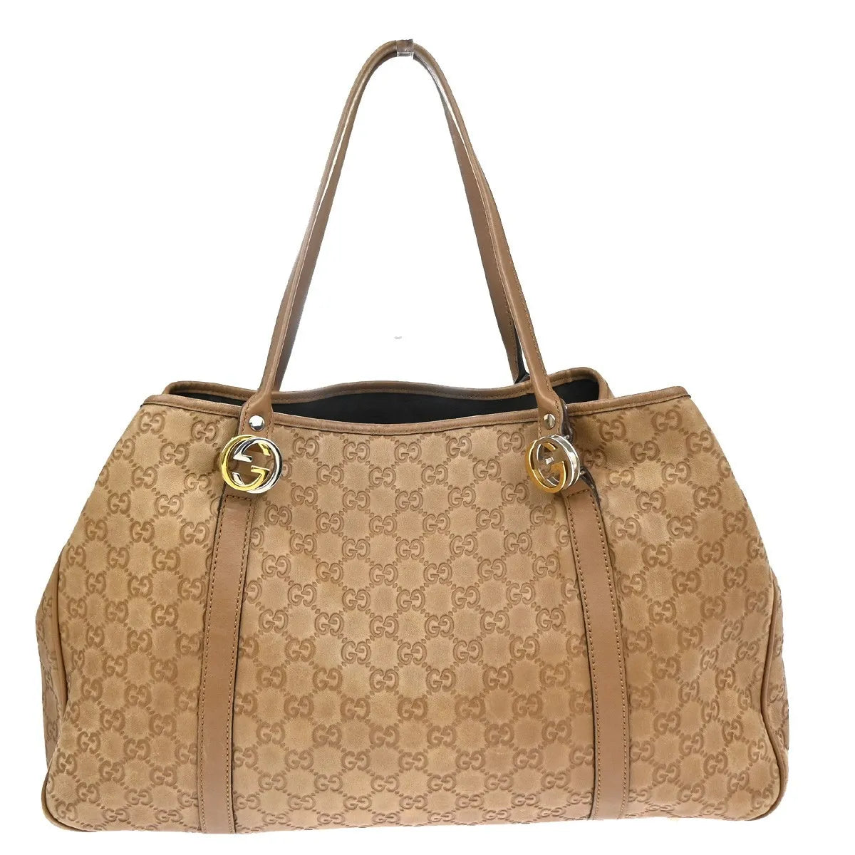 Gucci Twins Tote Guccissima Leather, Brown, Leather, Tote Bag