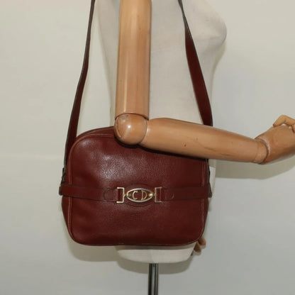 Christian Dior Vintage Leather, Brown, Leather, Shoulder Bag