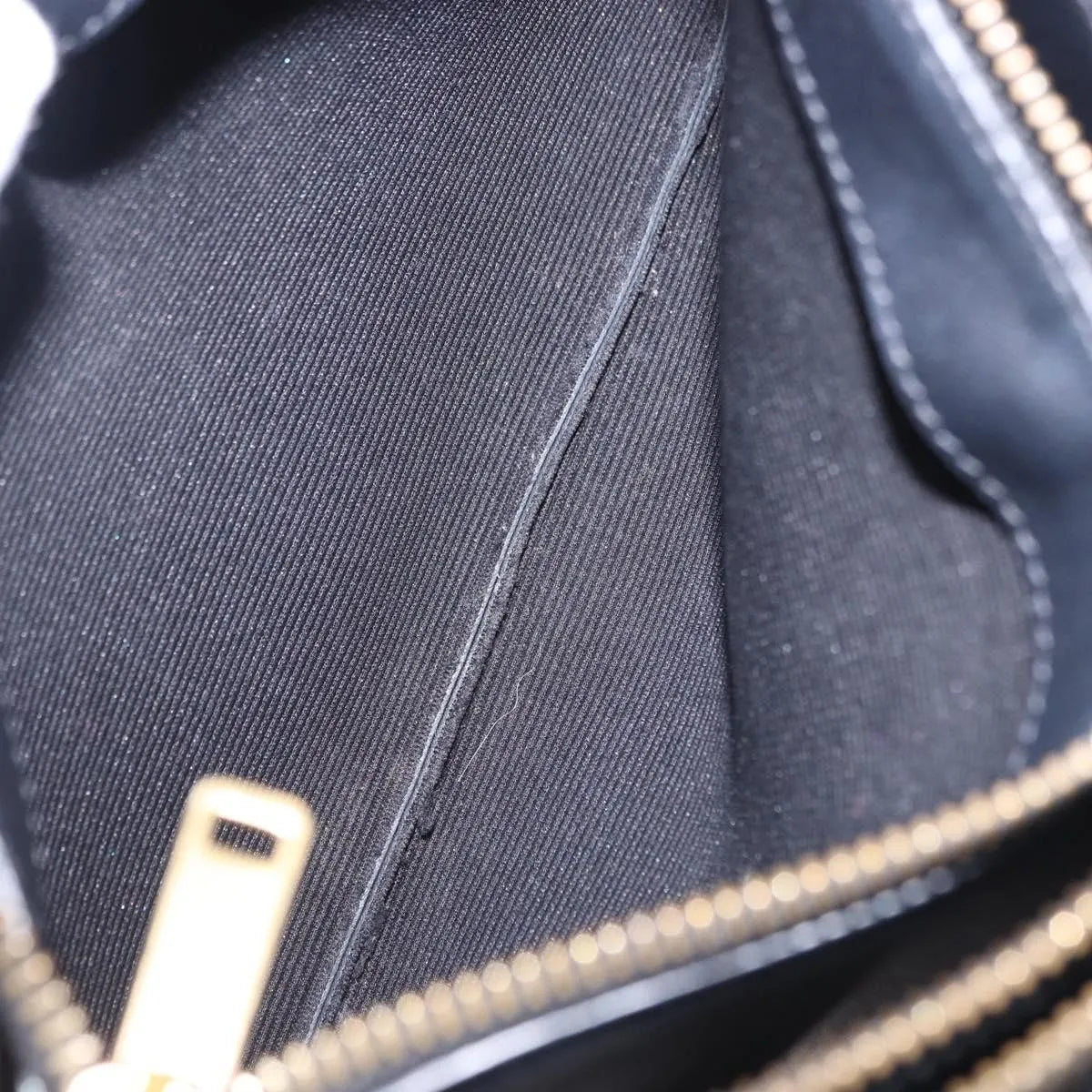 Celine Trio Leather, Black, Leather, Shoulder Bag