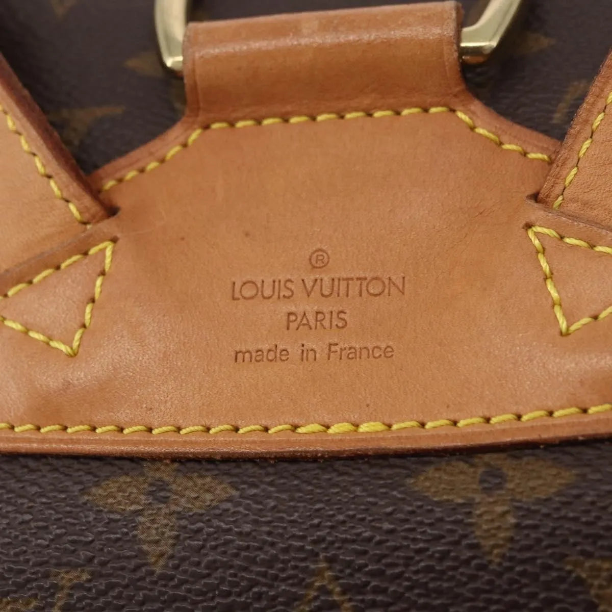 Louis Vuitton Vintage Montsouris Monogram Canvas, Brown, Canvas, Backpack