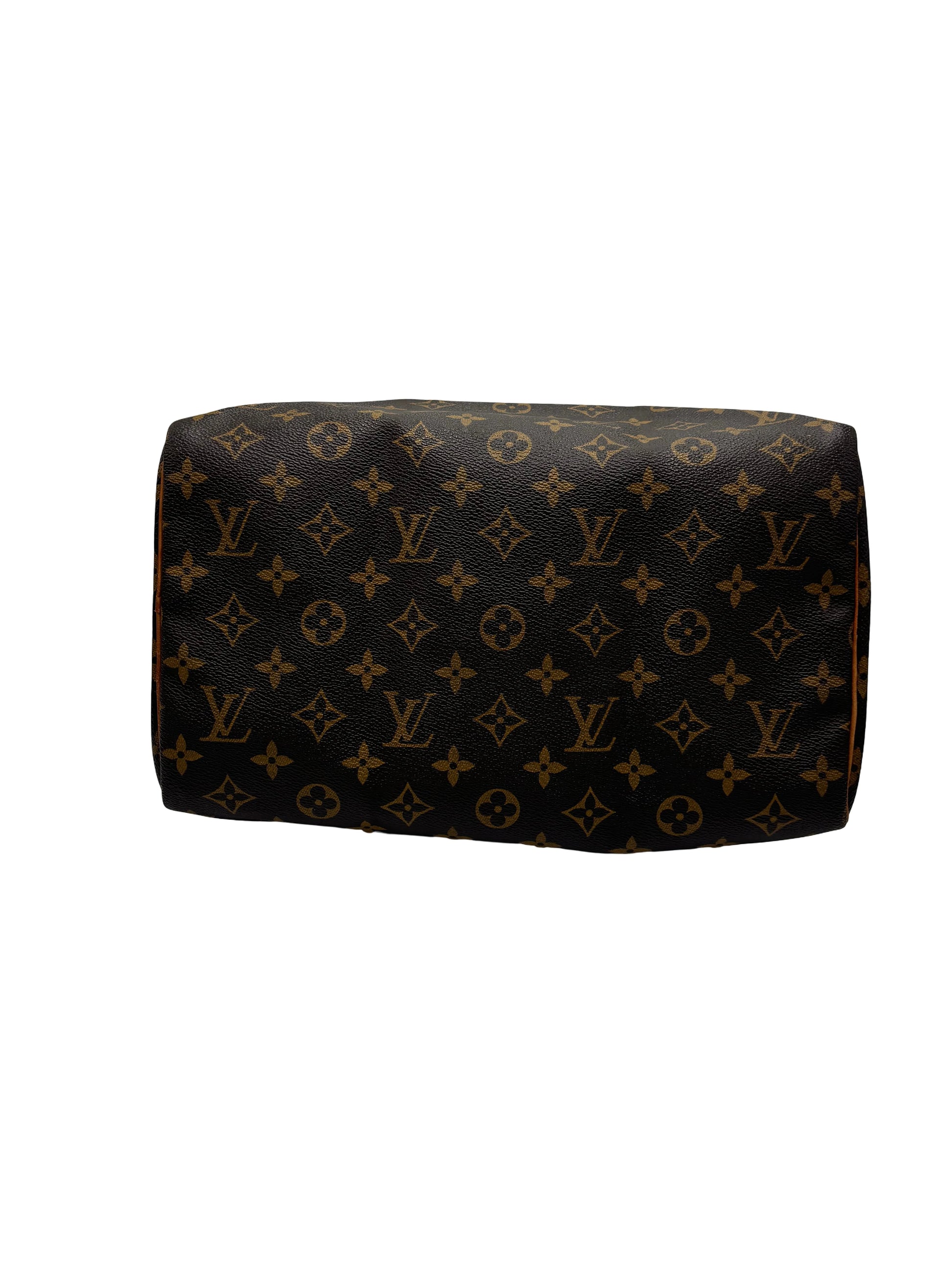 Louis Vuitton Speedy Monogram Canvas, Brown, Canvas, Handbag