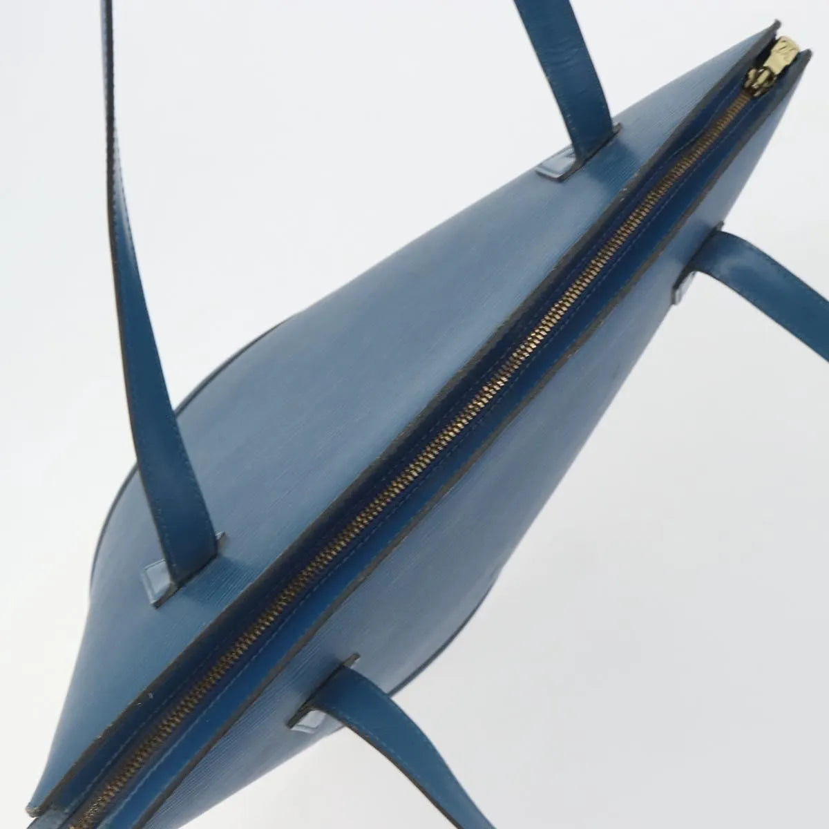 Louis Vuitton Saint Jacques Epi, Blue, Leather, Shoulder Bag