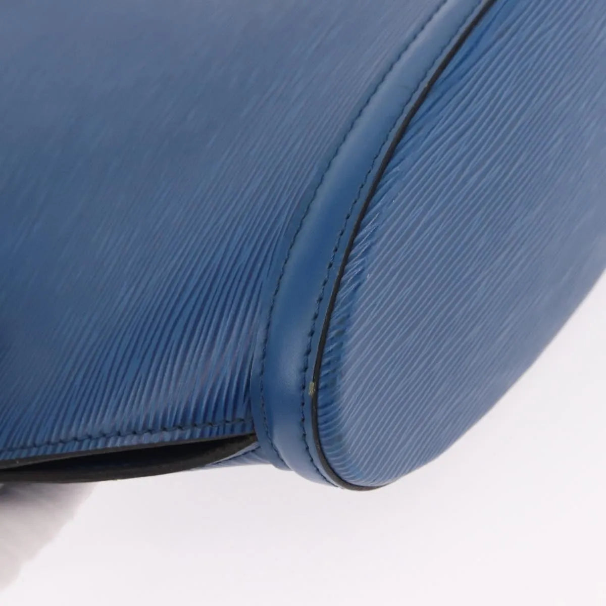 Louis Vuitton Saint Jacques Epi, Blue, Leather, Shoulder Bag