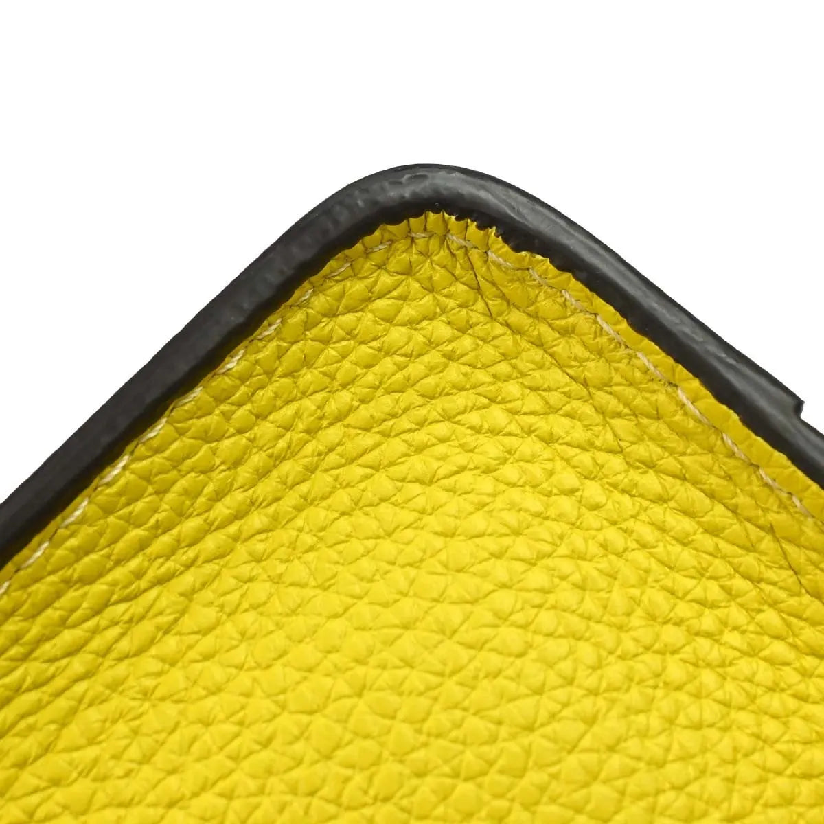 Celine Luggage Grainy Leather, Yellow, Leather, Tote Bag