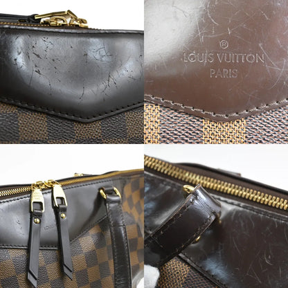 Louis Vuitton Westminster Damier, Brown, Canvas, Tote Bag
